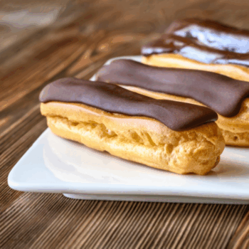 Mini éclair au chocolat